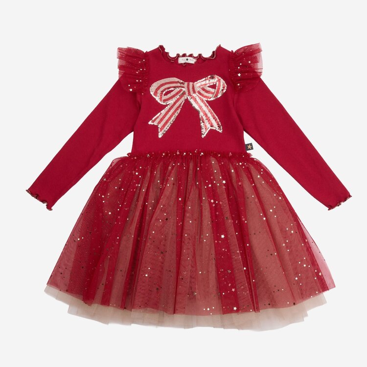 PETITE HAILEY Holiday Bow Tutu