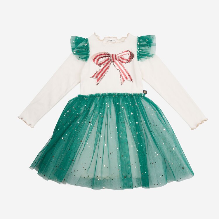 PETITE HAILEY Holiday Bow Tutu
