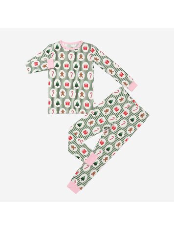 PETITE HAILEY Festive Pants Set