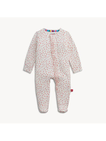 MAGNETIC ME Apple Blossom Ruffle Footie