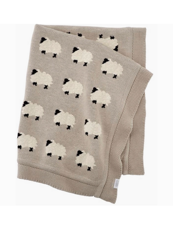 VIVERANO ORGANICS Furry Sheep - Organic Baby Blanket