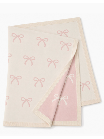 VIVERANO ORGANICS Sweet Bow Organic Blanket