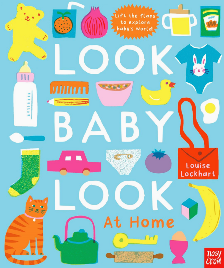 HACHETTE BOOK GROUP Look, Baby, Look! At Home Board Book