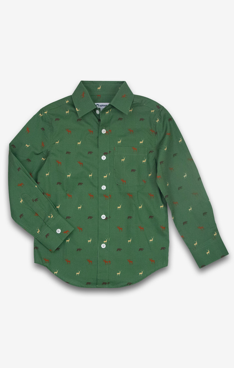 APPAMAN Wildlife Button Down
