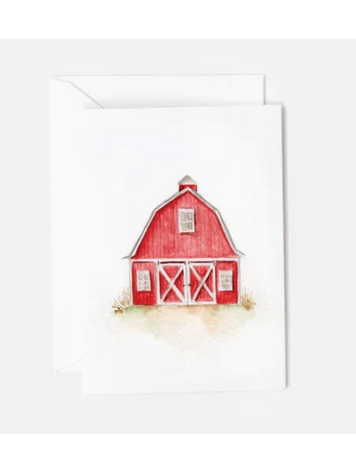 EMILY LEX STUDIO Red Barn Mini Notecard
