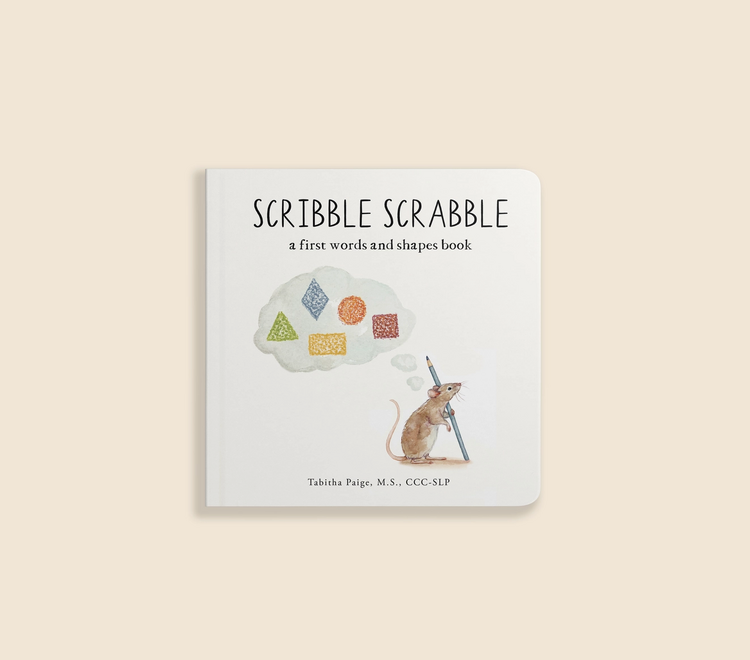 PAIGE TATE & CO Scribble Scrabble: A Board Book Of First Words