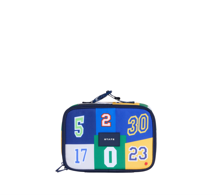 STATE BAGS Varsity Numbers Lunch Box
