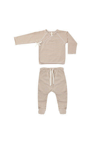 QUINCY MAE Wrap Top + Pant Set