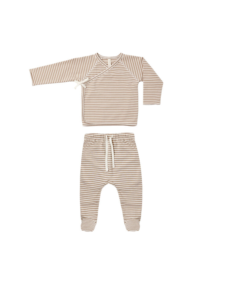 QUINCY MAE Wrap Top + Pant Set