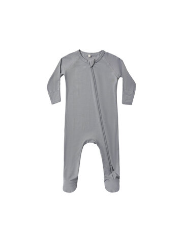 QUINCY MAE Bamboo Zip Footie