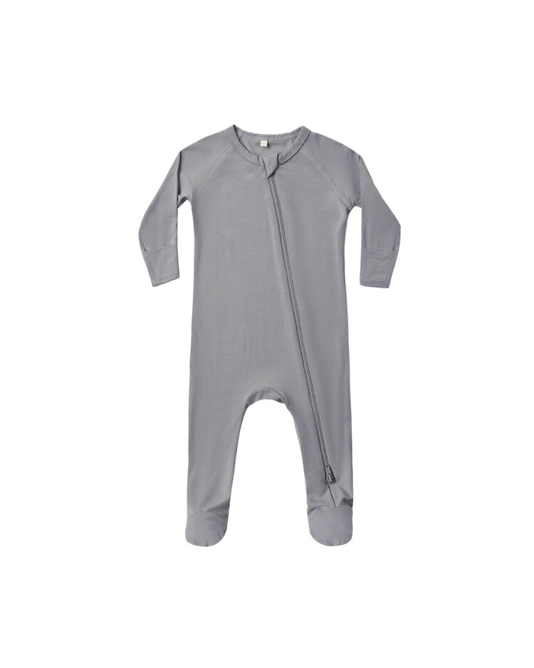 QUINCY MAE Bamboo Zip Footie