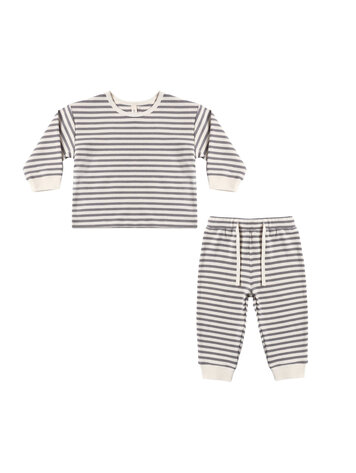QUINCY MAE Cozy Stripe Set