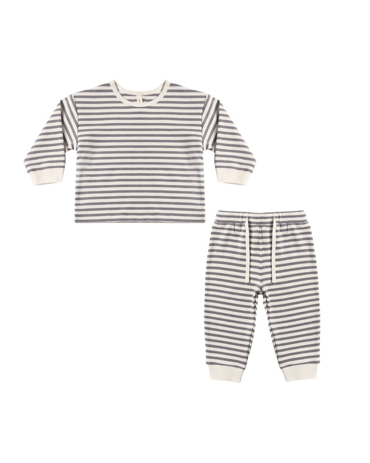 QUINCY MAE Cozy Stripe Set