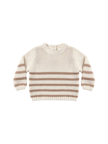QUINCY MAE Rex Stripe Baby Sweater