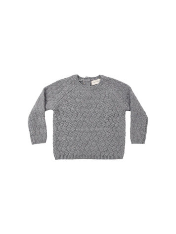 QUINCY MAE Knit Heathered Sweater