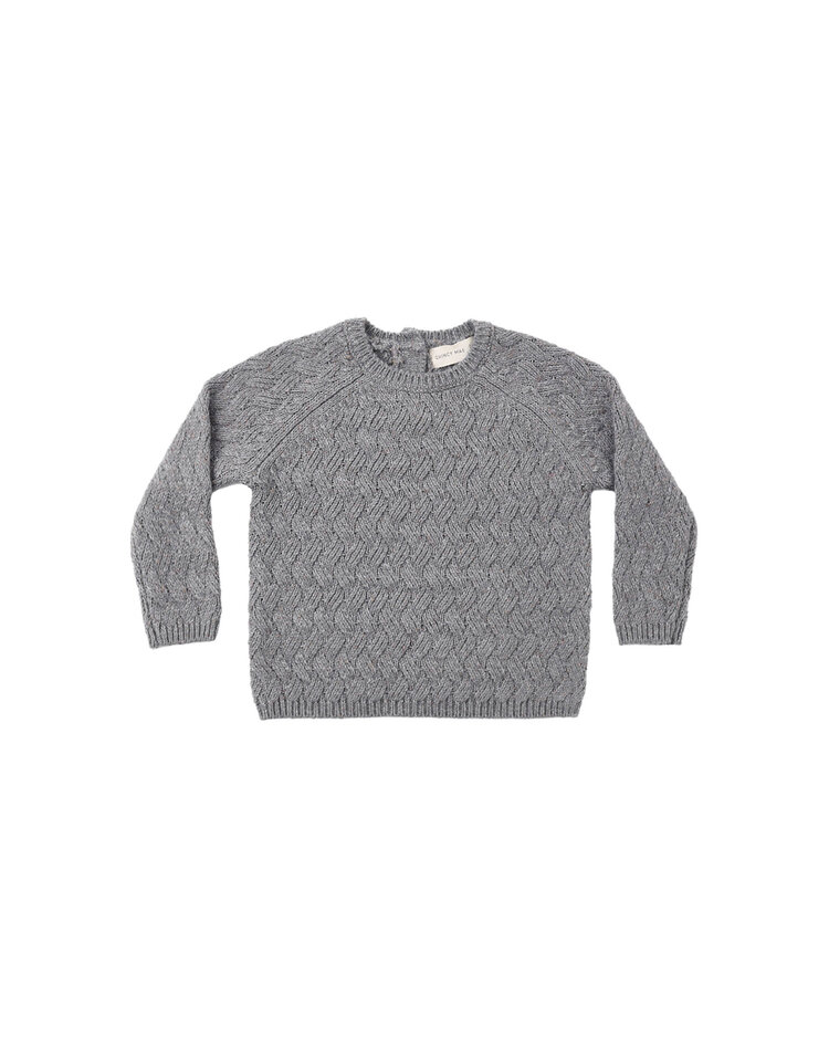 QUINCY MAE Knit Heathered Sweater