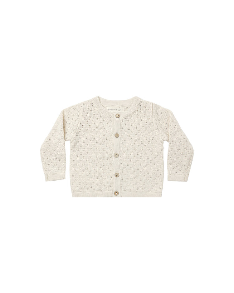 QUINCY MAE Knit Baby Cardigan