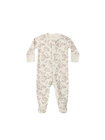 QUINCY MAE Floral Vine Zip Sleeper