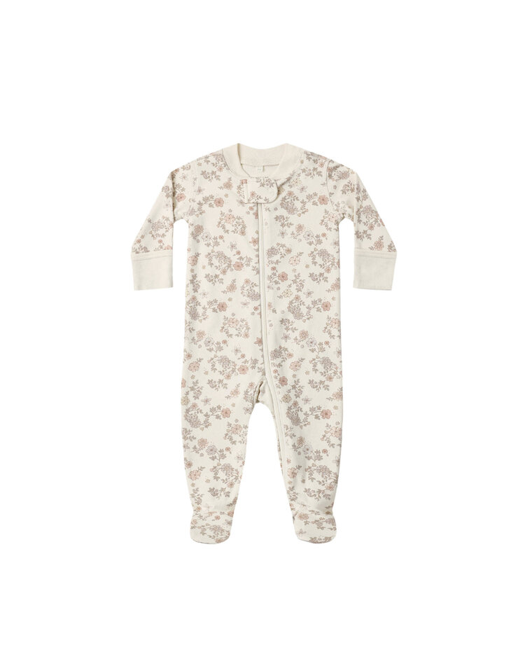 QUINCY MAE Floral Vine Zip Sleeper