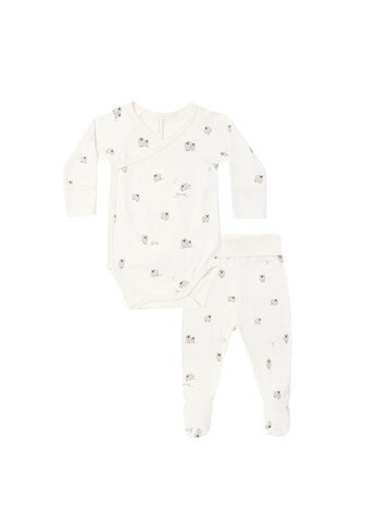 QUINCY MAE Sheep Side Snap Pant Set