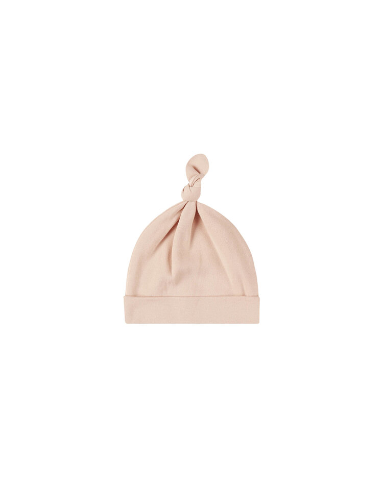 QUINCY MAE Knotted Baby Hat - Dusty Rose