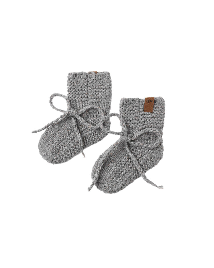 QUINCY MAE Knit Heathered Booties