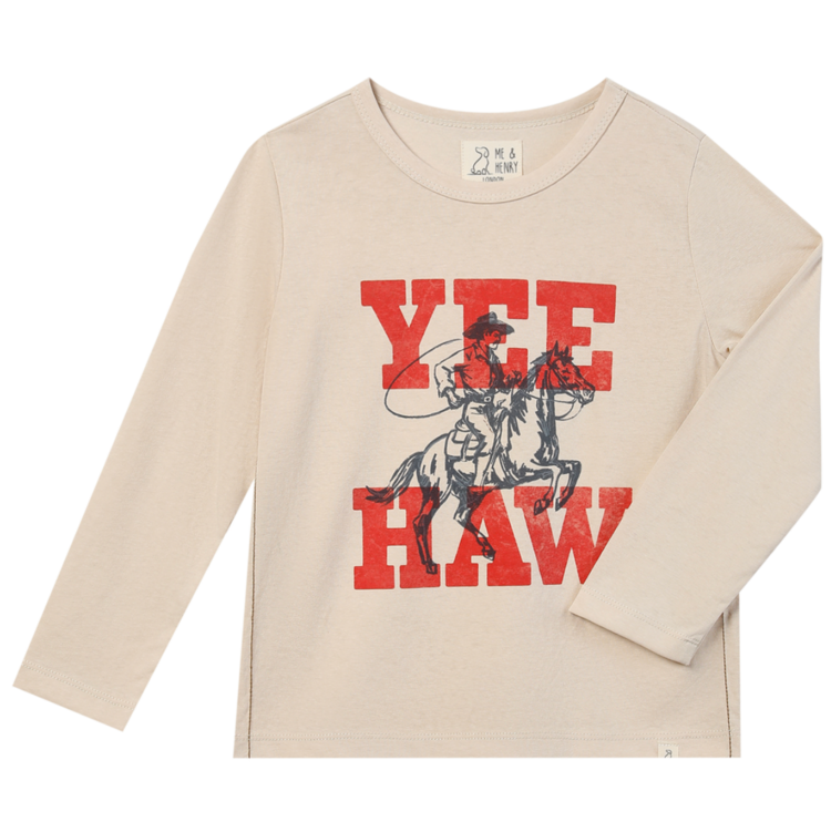 ME + HENRY Yee Haw Printed Tee