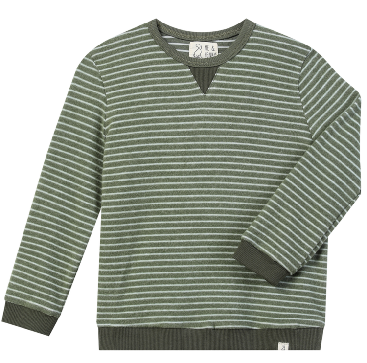 ME + HENRY Tarquin Stripe Sweatshirt