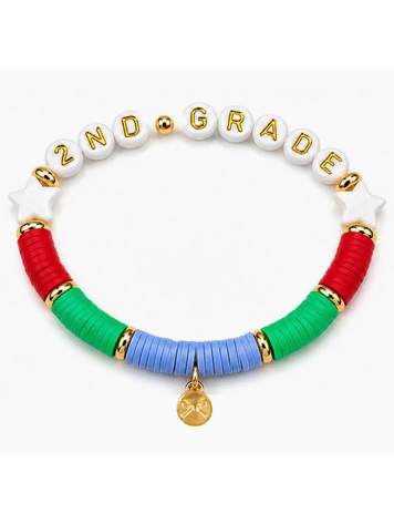 BITS & BOWS 2nd Grade  Bracelet
