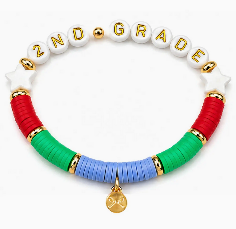 BITS & BOWS 2nd Grade  Bracelet