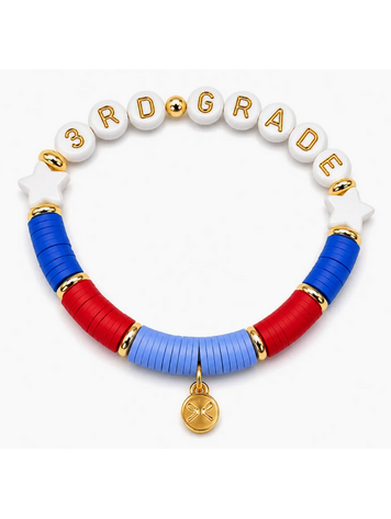 BITS & BOWS 3rd Grade Bracelet