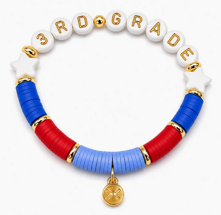 BITS & BOWS 3rd Grade Bracelet