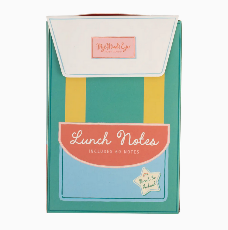 MY MIND'S EYE Back To School Lunchbox Notes