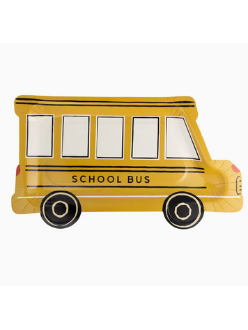 MY MIND'S EYE School Bus Shaped Plate