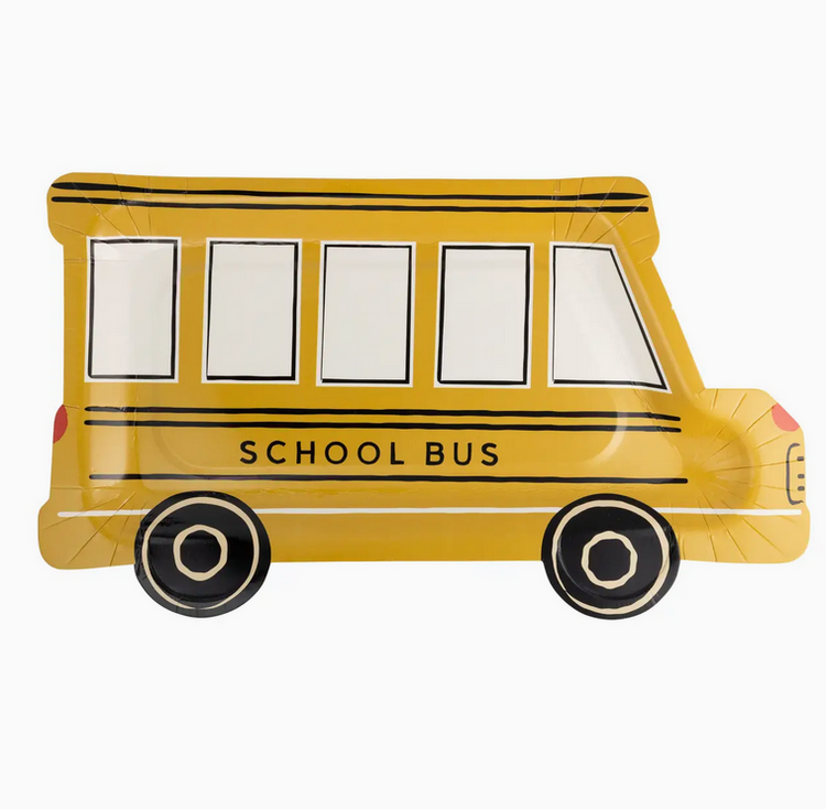 MY MIND'S EYE School Bus Shaped Plate