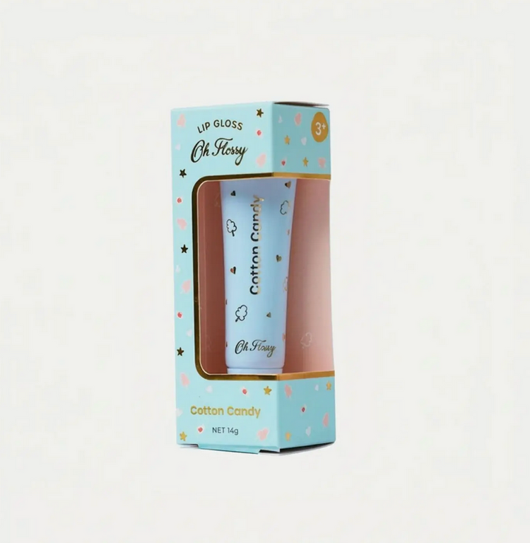 Oh Flossy Cotton Candy Natural Lip Gloss
