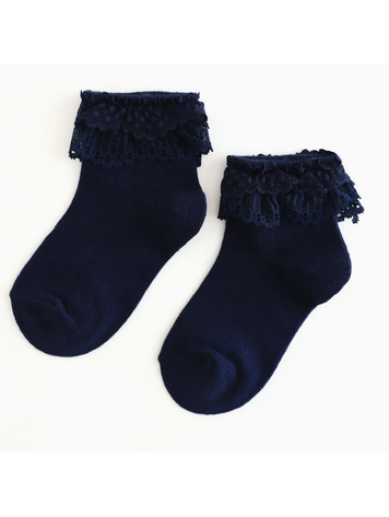 LITTLE STOCKING CO Lace Bobby Socks