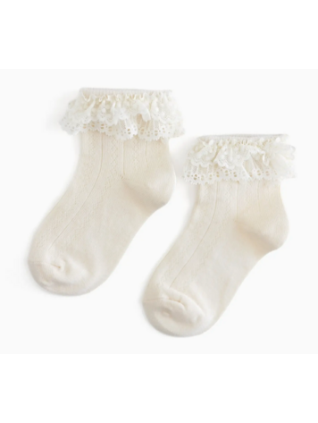 LITTLE STOCKING CO Lace Bobby Baby Socks