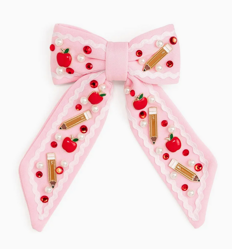SWEET WINK Apple Gemstone Bow