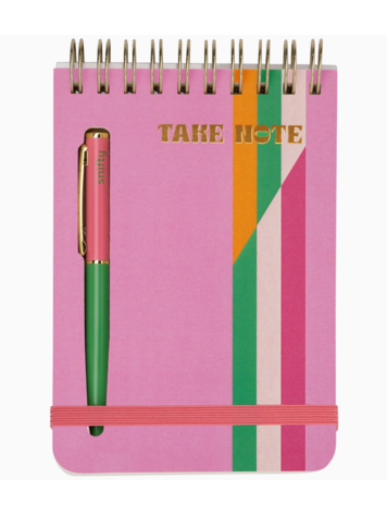 Take Note Notebook + Pen Set - Pink