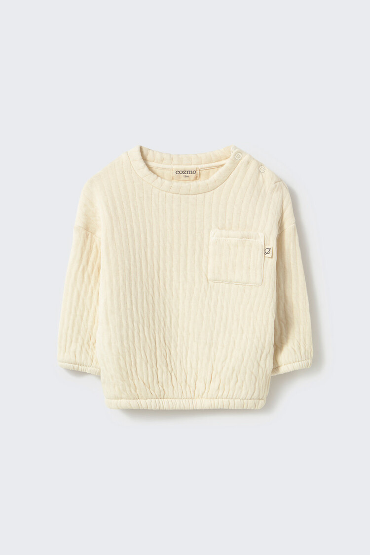 COZMO Chipre Quilted Baby Sweatshirt