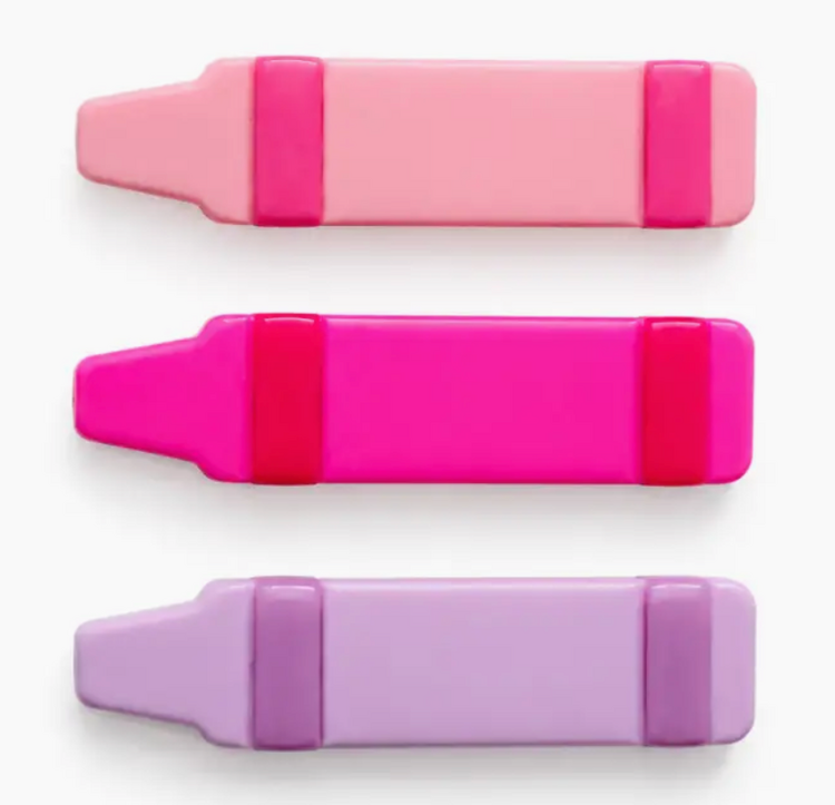 Crayon Acetate Clip Set