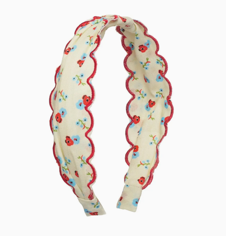 ROCKAHULA KIDS Martha Ditsy Scalloped Headband