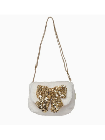 ROCKAHULA KIDS Sequin Bow Fluffy Bag