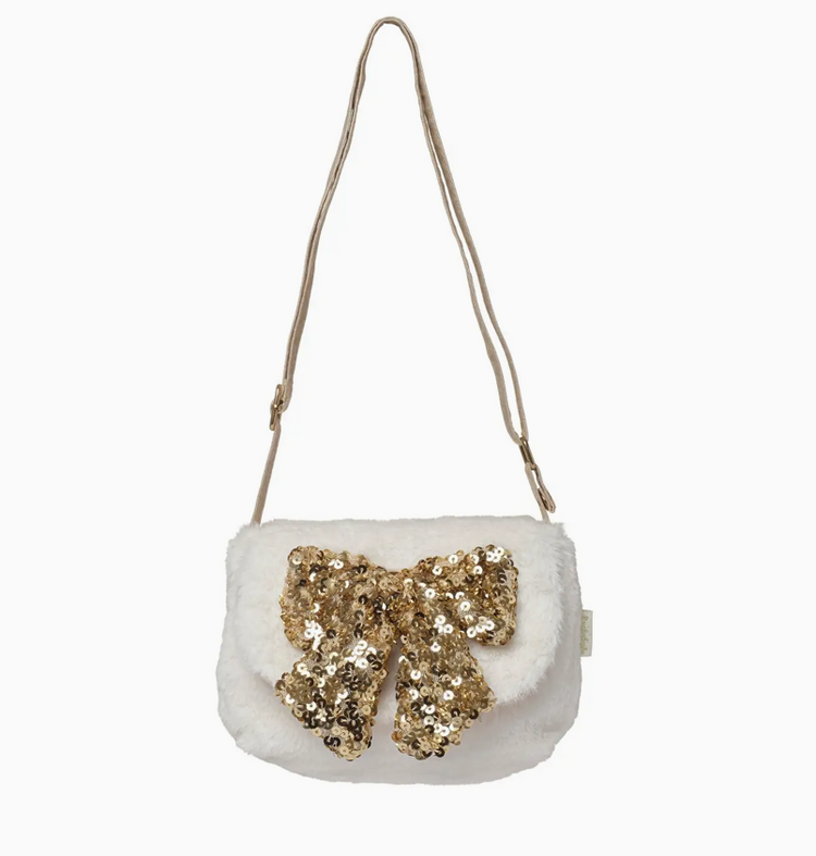 ROCKAHULA KIDS Sequin Bow Fluffy Bag
