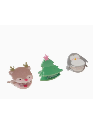 ROCKAHULA KIDS Festive Christmas Claw Clips