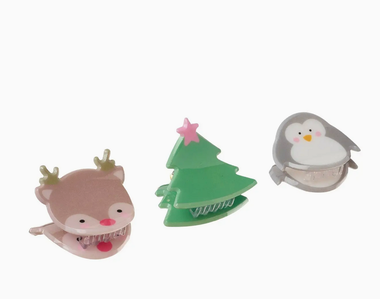 ROCKAHULA KIDS Festive Christmas Claw Clips