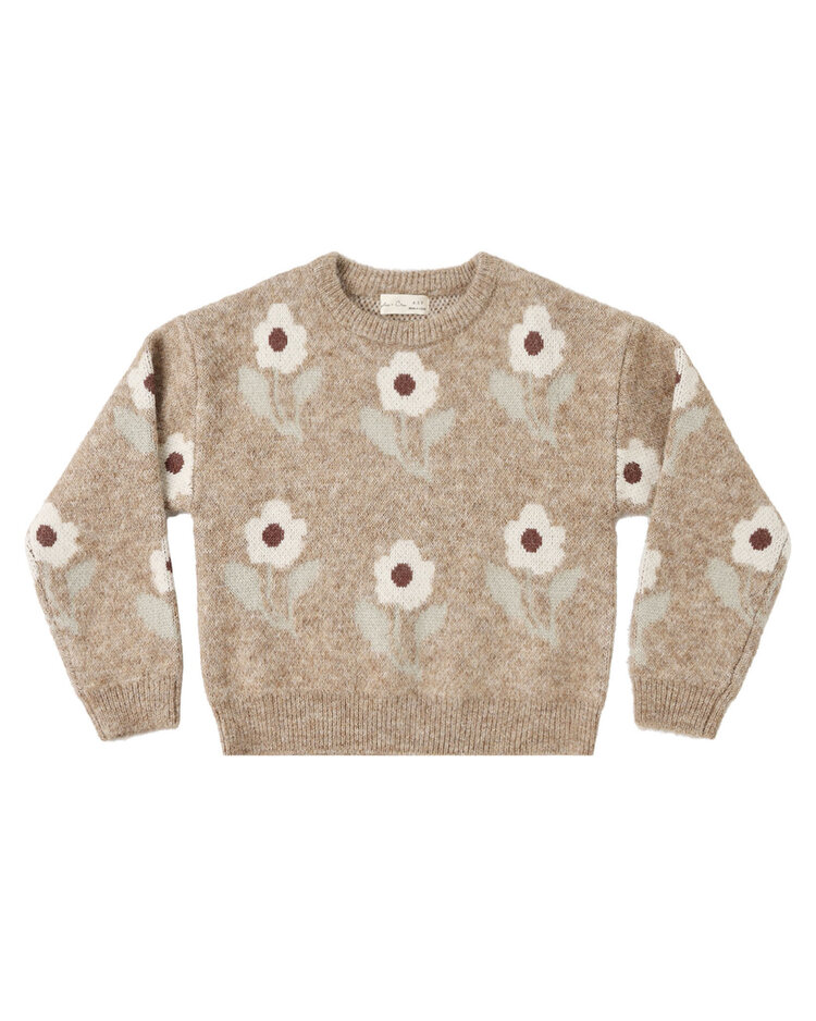 RYLEE AND CRU Aspen Flower Sweater