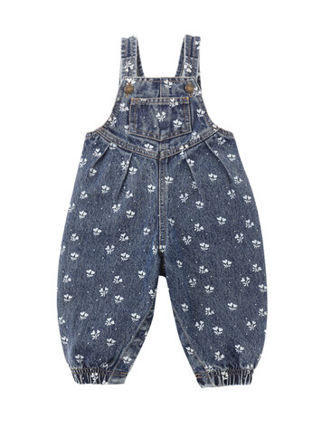 RYLEE AND CRU Vintage Heart Ditsy Overall