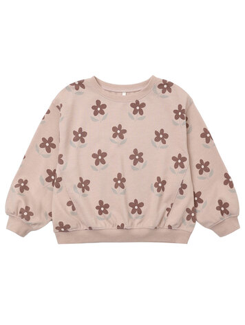 RYLEE AND CRU Oversized Daisy Baby Sweatshirt